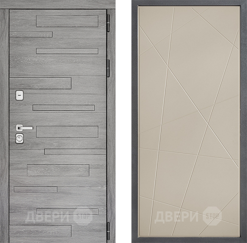 Входная металлическая Дверь Дверной континент ДК-10 ФЛ-655 Капучино в Рузе