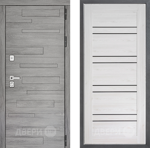 Входная металлическая Дверь Дверной континент ДК-10 ФЛ-49 Сосна белая в Рузе