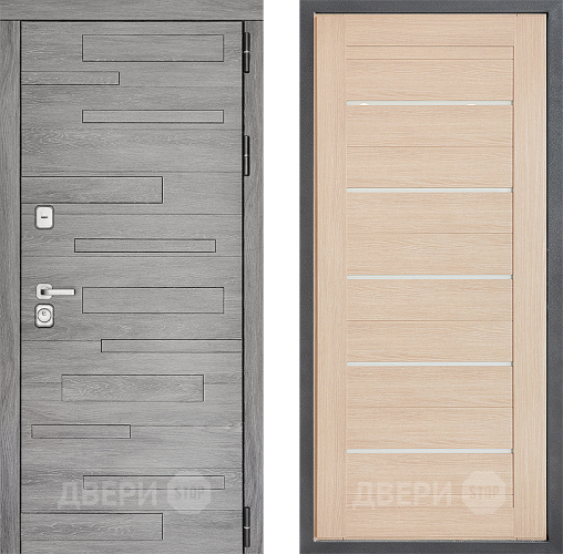 Входная металлическая Дверь Дверной континент ДК-10 ФЛ-46 Капучино в Рузе