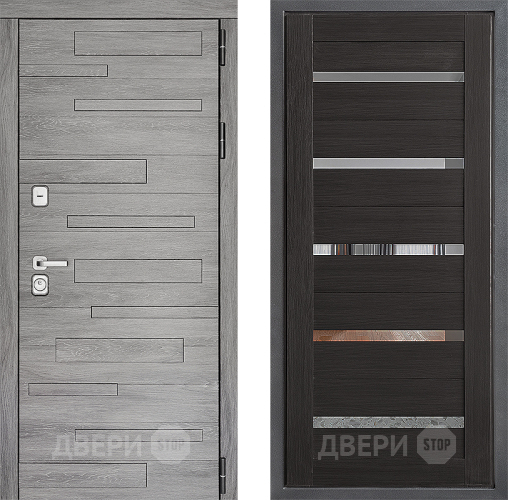 Входная металлическая Дверь Дверной континент ДК-10 ФЛ-47 Венге в Рузе