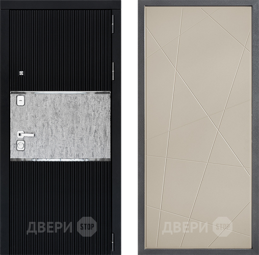 Входная металлическая Дверь Дверной континент ДК-13 ФЛ-655 Капучино в Рузе