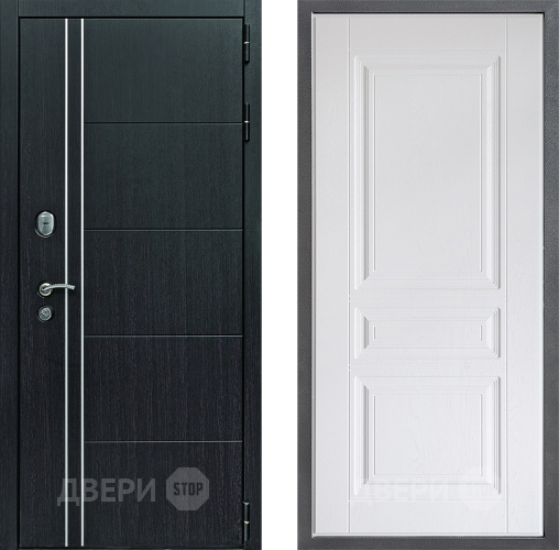 Входная металлическая Дверь Дверной континент Теплолюкс Дизайн ФЛ-243 Альберо Браш серебро в Рузе