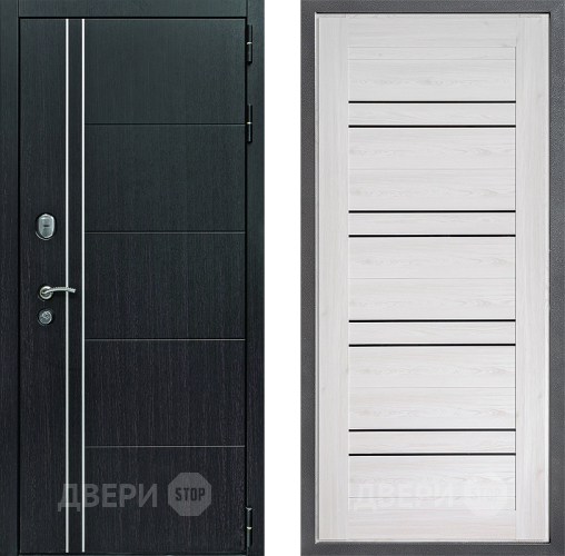 Входная металлическая Дверь Дверной континент Теплолюкс Дизайн ФЛ-49 Сосна белая в Рузе