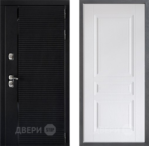 Входная металлическая Дверь Дверной континент ДК-1 ФЛ-243 Альберо Браш серебро в Рузе