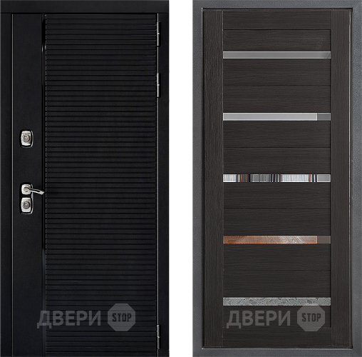 Входная металлическая Дверь Дверной континент ДК-1 ФЛ-47 Венге в Рузе