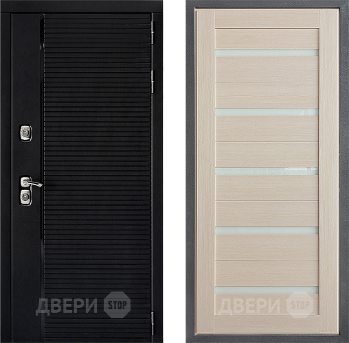 Входная металлическая Дверь Дверной континент ДК-1 ФЛ-47 Лиственница белая в Рузе