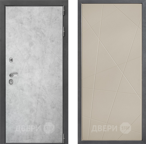 Входная металлическая Дверь Дверной континент ДК-3/743 ФЛ-655 Капучино в Рузе