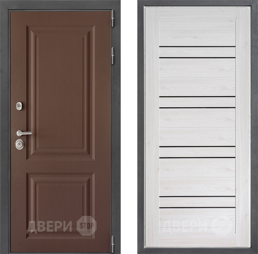 Входная металлическая Дверь Дверной континент ДК-3/729 ФЛ-49 Сосна белая в Рузе