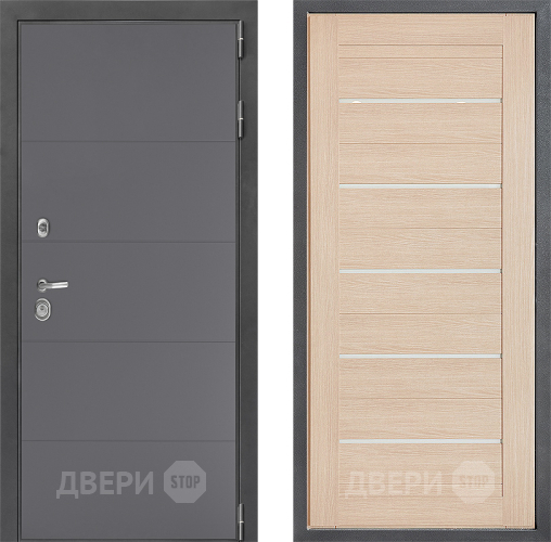 Входная металлическая Дверь Дверной континент ДК-3/649 ФЛ-46 Капучино в Рузе