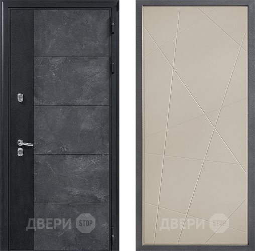 Дверь Дверной континент ДК-15 Бетон ТЕРМО ФЛ-655 Капучино в Рузе