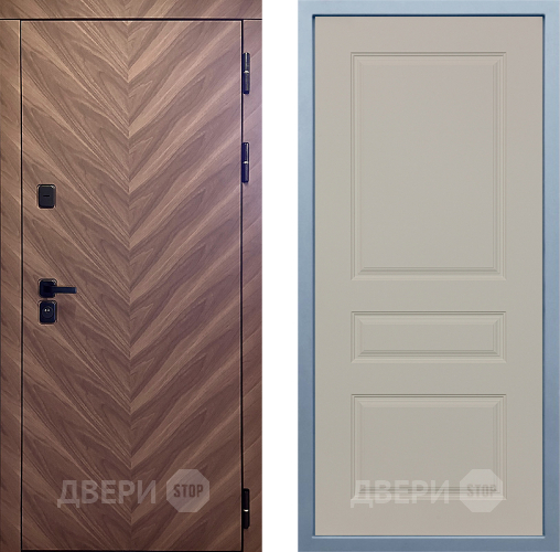 Входная металлическая Дверь Дива МД-98 Д-13 Шампань в Рузе