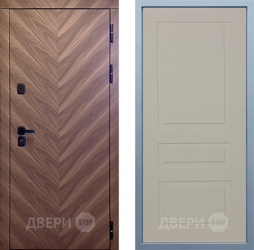 Входная металлическая Дверь Дива МД-98 Н-7 Шампань в Рузе