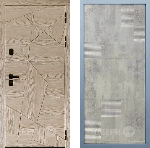 Входная металлическая Дверь Дива МД-97/1 Д-4 Бетон темный в Рузе