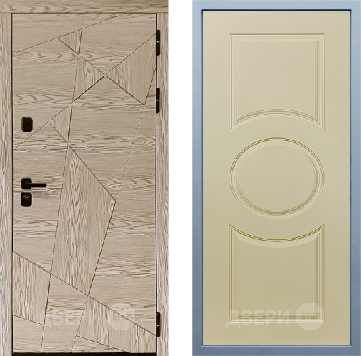 Входная металлическая Дверь Дива МД-97/1 Д-8 Шампань в Рузе