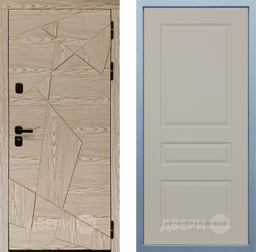 Входная металлическая Дверь Дива МД-97/1 Д-13 Шампань в Рузе