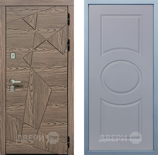 Входная металлическая Дверь Дива МД-97/2 Д-8 Силк Маус в Рузе