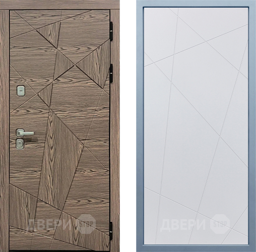 Входная металлическая Дверь Дива МД-97/2 Д-11 Белый в Рузе