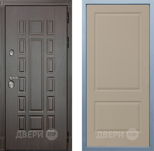 Входная металлическая Дверь Дива МД-38 Д-7 Шампань в Рузе