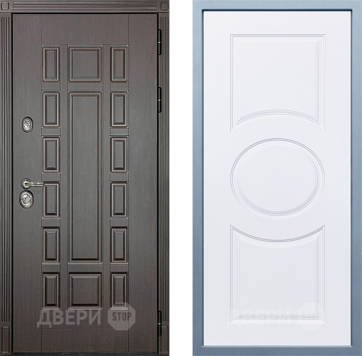 Входная металлическая Дверь Дива МД-38 Д-8 Белый в Рузе