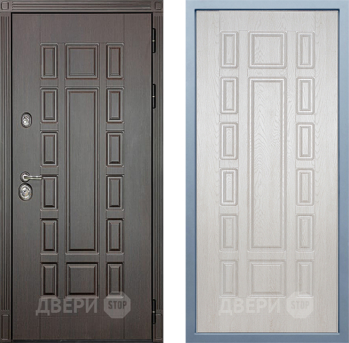 Входная металлическая Дверь Дива МД-38 М-2 Дуб филадельфия крем в Рузе