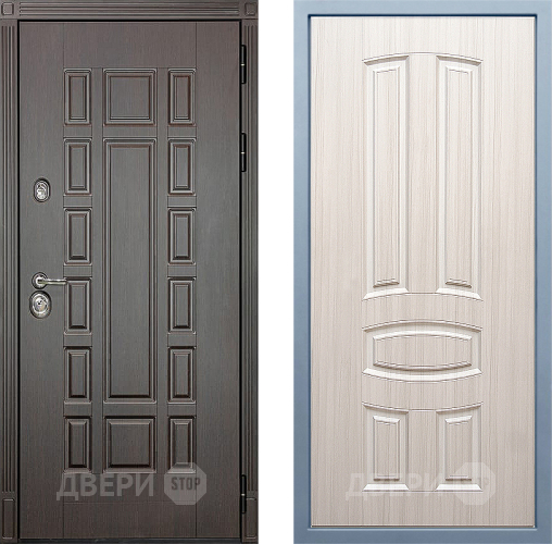 Входная металлическая Дверь Дива МД-38 М-3 Сандал белый в Рузе