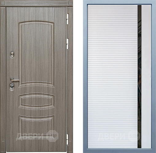 Входная металлическая Дверь Дива МД-42 МХ-45 Белый матовый в Рузе