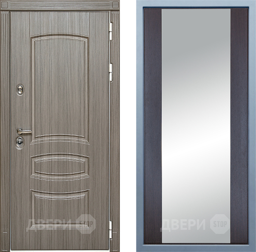 Входная металлическая Дверь Дива МД-42 Д-15 Зеркало Венге в Рузе