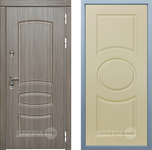 Входная металлическая Дверь Дива МД-42 Д-8 Шампань в Рузе