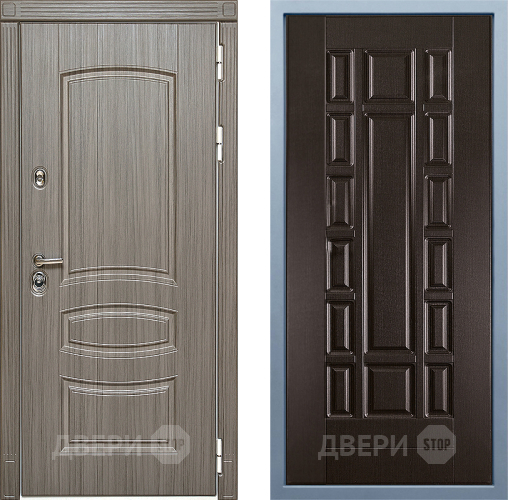 Входная металлическая Дверь Дива МД-42 М-2 Венге в Рузе