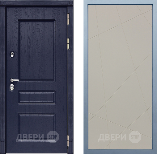 Входная металлическая Дверь Дива МД-45 Д-11 Шампань в Рузе