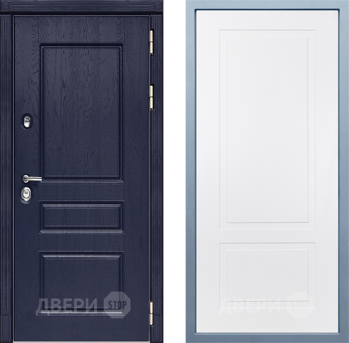 Входная металлическая Дверь Дива МД-45 Н-7 Белый в Рузе