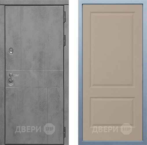 Входная металлическая Дверь Дива МД-48 Д-7 Шампань в Рузе