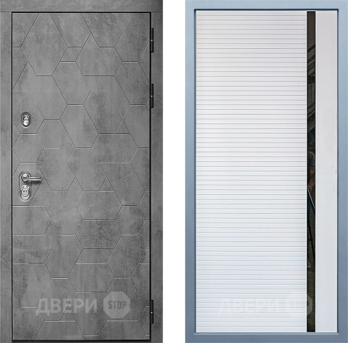 Входная металлическая Дверь Дива МД-51 МХ-45 Белый матовый в Рузе