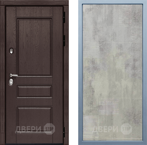 Дверь Дива МД-90 Д-4 Бетон темный в Рузе