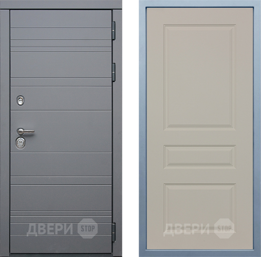 Входная металлическая Дверь Дива МД-39 Д-13 Шампань в Рузе