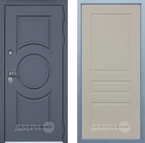 Входная металлическая Дверь Дива МХ-30 STR Д-13 Шампань в Рузе