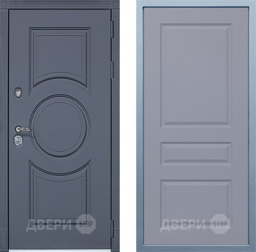 Входная металлическая Дверь Дива МХ-30 STR Д-13 Силк Маус в Рузе