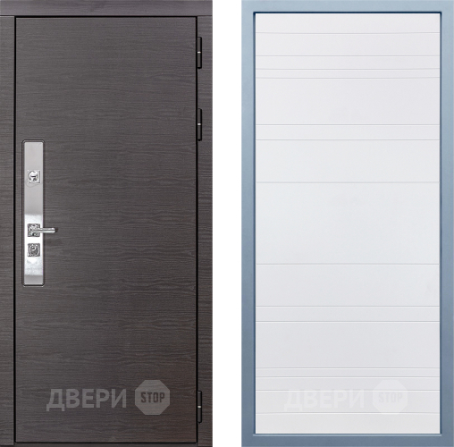 Входная металлическая Дверь Дива МХ-39 STR Д-5 Белый в Рузе