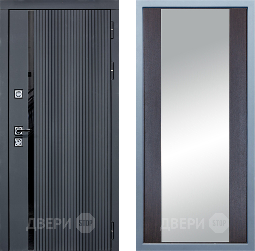 Дверь Дива МХ-46 STR Д-15 Зеркало Венге в Рузе