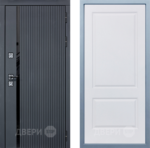Входная металлическая Дверь Дива МХ-46 STR Д-7 Белый в Рузе