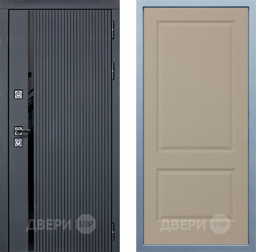 Входная металлическая Дверь Дива МХ-46 STR Д-7 Шампань в Рузе