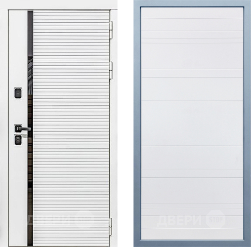 Входная металлическая Дверь Дива МХ-45 Белая STR Д-5 Белый в Рузе