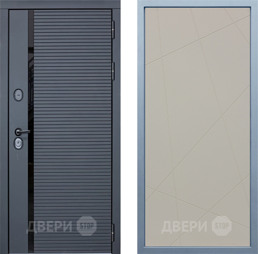 Входная металлическая Дверь Дива МХ-45 STR Д-11 Шампань в Рузе