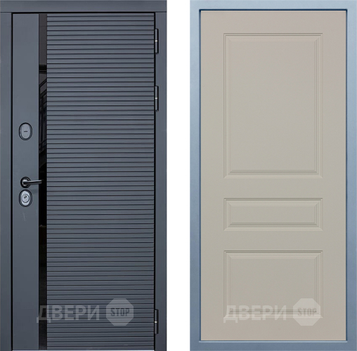 Входная металлическая Дверь Дива МХ-45 STR Д-13 Шампань в Рузе