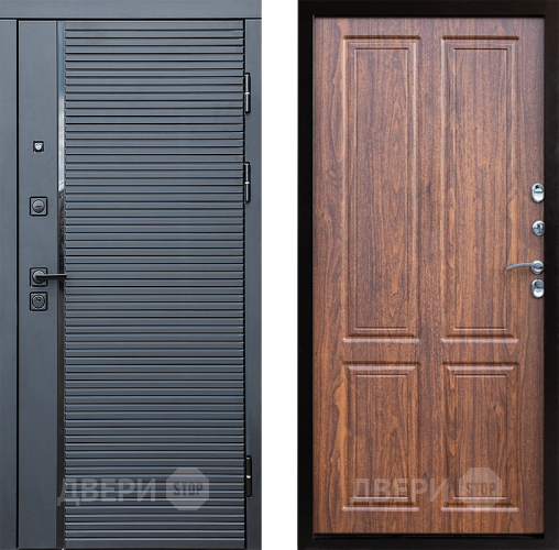 Дверь Престиж Черная Линия Премиум Орех светлый в Рузе