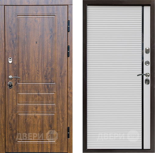 Входная металлическая Дверь Престиж Классика Дуб Porte Белый в Рузе