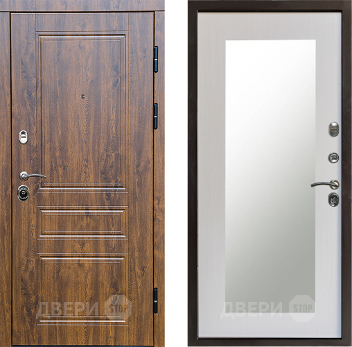 Дверь Престиж Классика Дуб Зеркло Пастораль Лиственница белая в Рузе