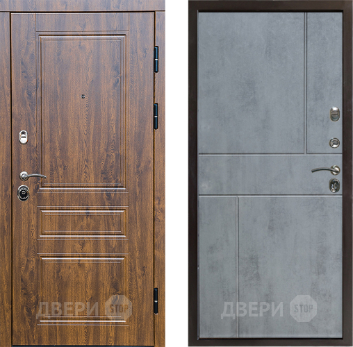 Дверь Престиж Классика Дуб Горизонт Бетон темный в Рузе