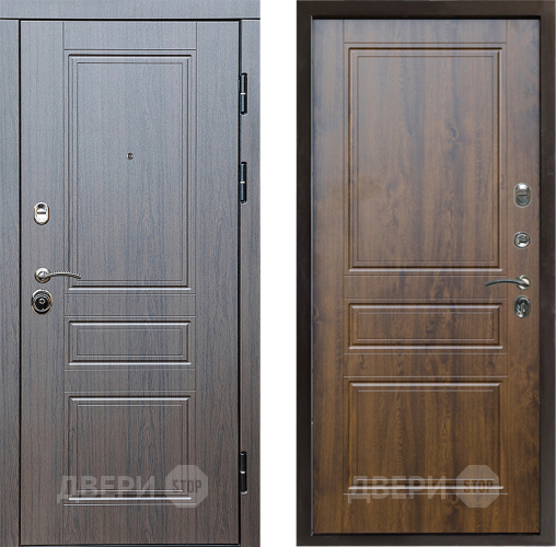 Входная металлическая Дверь Престиж Классика Венге Классика Дуб в Рузе