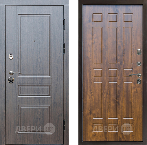 Входная металлическая Дверь Престиж Классика Венге Спарта Дуб в Рузе